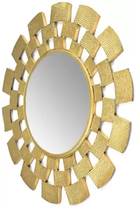 Luxurious Designer Golden Wall Mirror