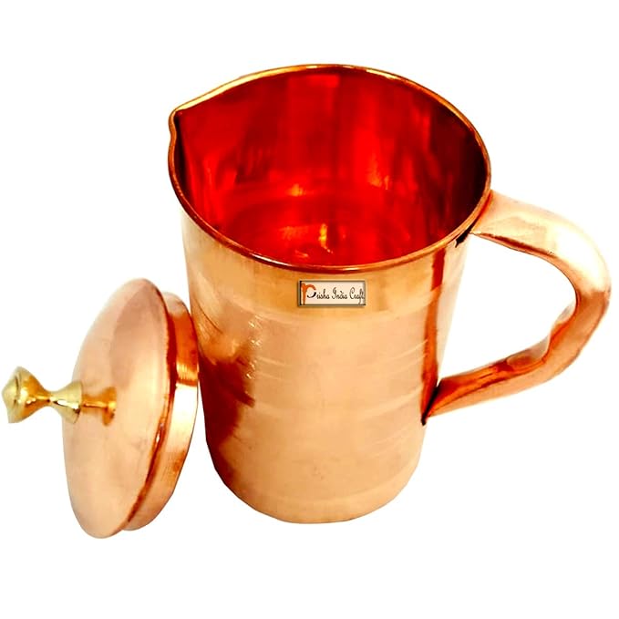 Luxury Design Pure Copper Jug Pitcher set