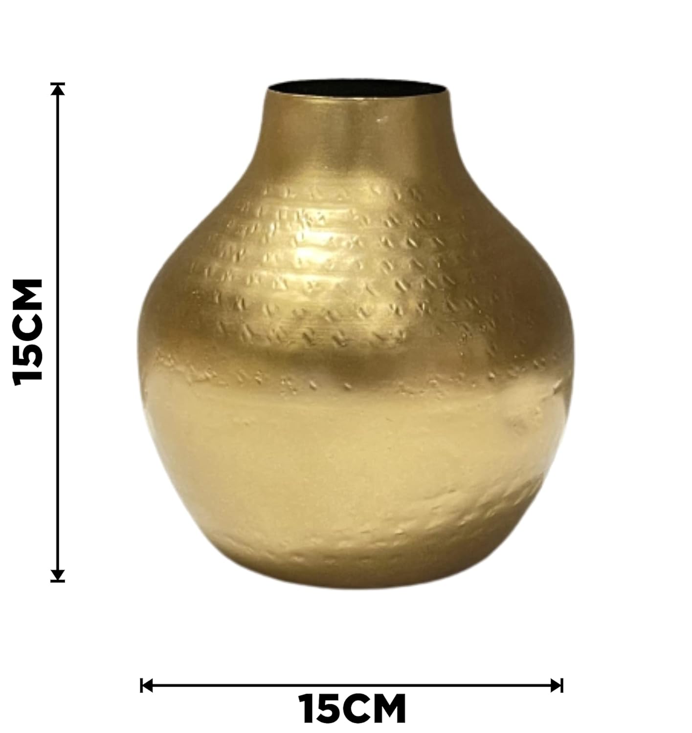 Luxury Gold Centerpiece Metal Vase-ArtyCraftz.com