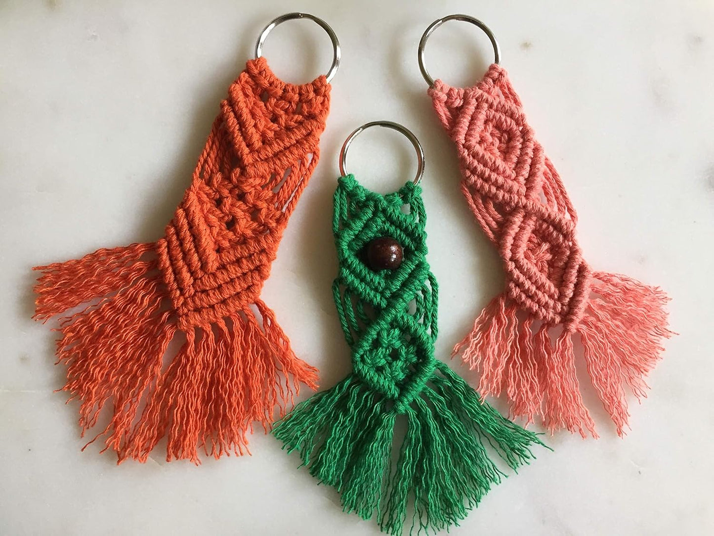 Macrame Boho Style Key Chain-ArtyCraftz.com