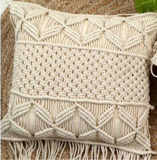 Macrame Cushion Cover - ArtyCraftz.com