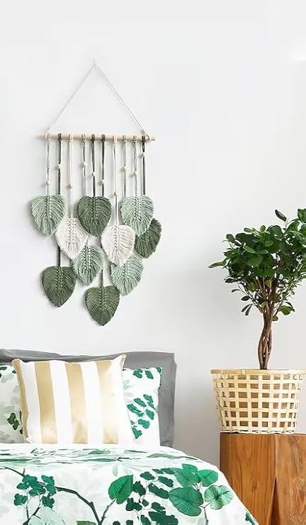 Macrame Leaf Wall Hanging-ArtyCraftz.com