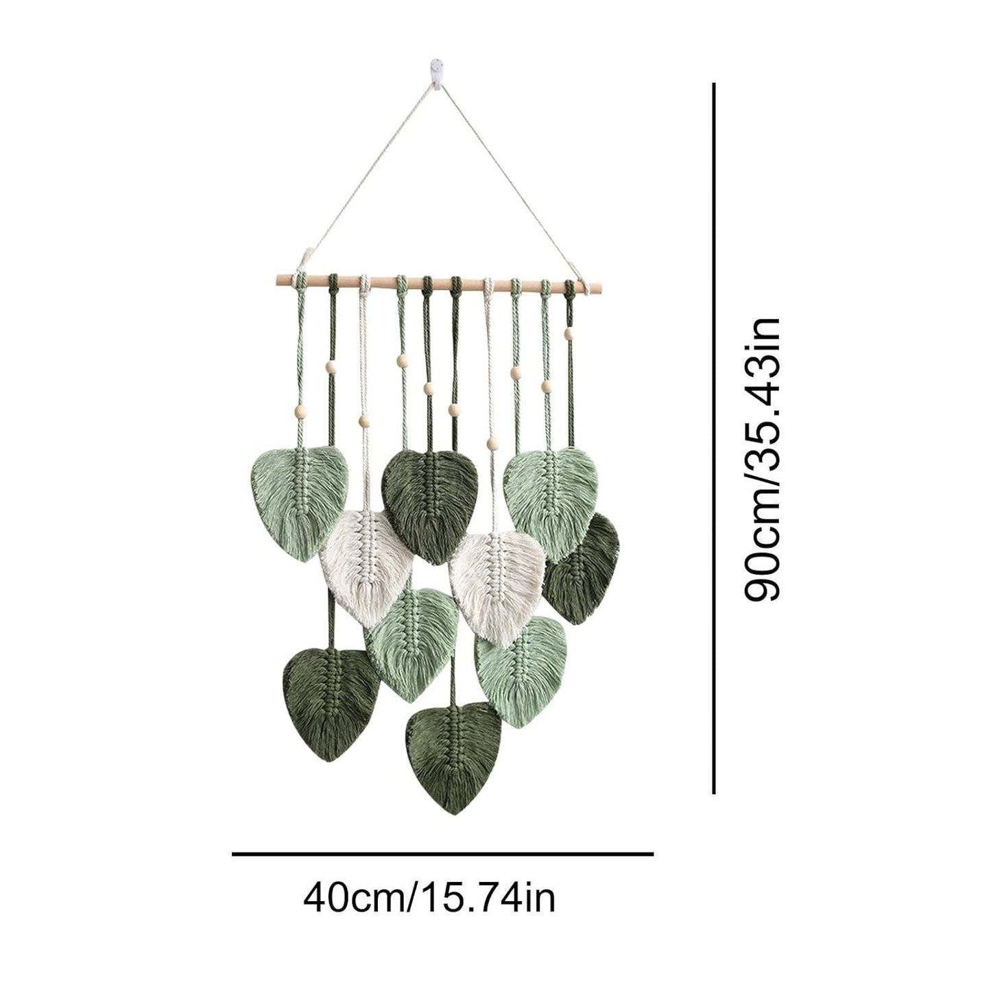 Macrame Leaf Wall Hanging-ArtyCraftz.com