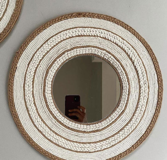 Macrame Mirror Wall Mirror - ArtyCraftz.com