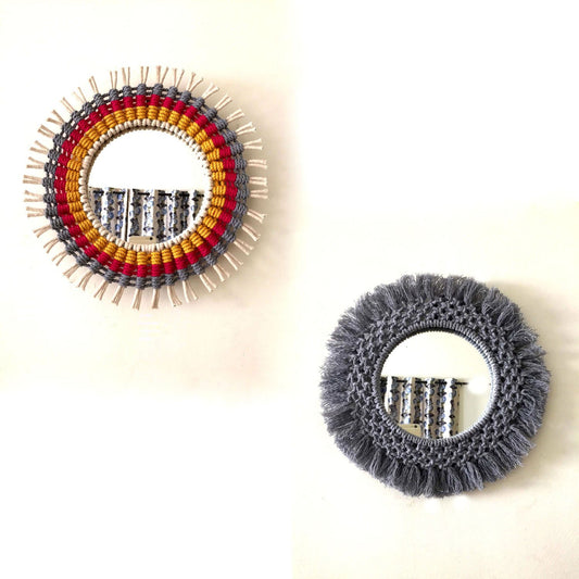 Macrame Mirrors set of 2 - ArtyCraftz.com