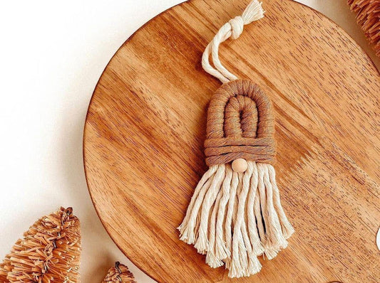 Macrame Ornament Boho Christmas Decor, Boho Ornament, Tree Decorations, Xmas Ornaments,Thank You Gift, Unique Christmas - ArtyCraftz.com