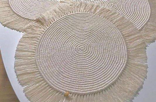 Macrame Round Mat for Home Decor and Gifting - ArtyCraftz.com