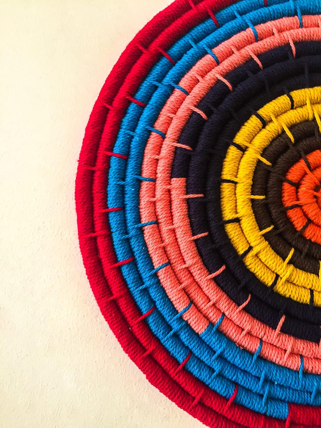 Macrame Spiral Wall Hanging -ArtyCraftz.com