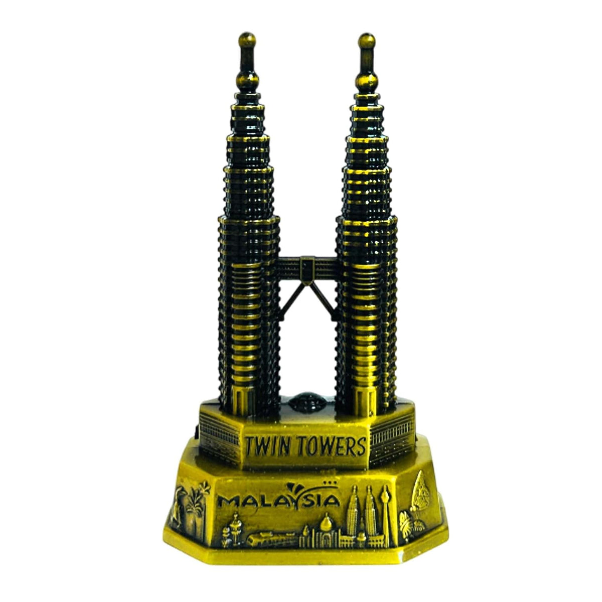 Malaysia Twin Towers Metal Miniature Showpiece-artycraftz.com