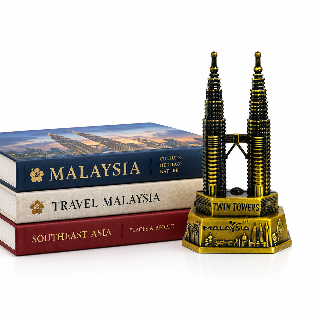 Malaysia Twin Towers Metal Miniature Showpiece-artycraftz.com
