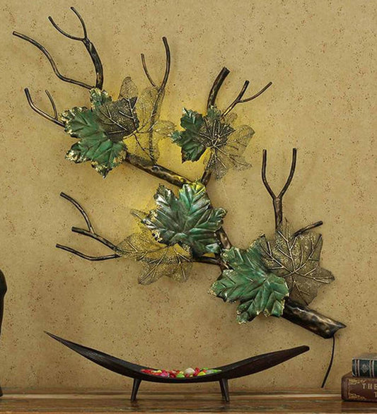 Maple Leaf On Stem Wall Art-ArtyCraftz.com