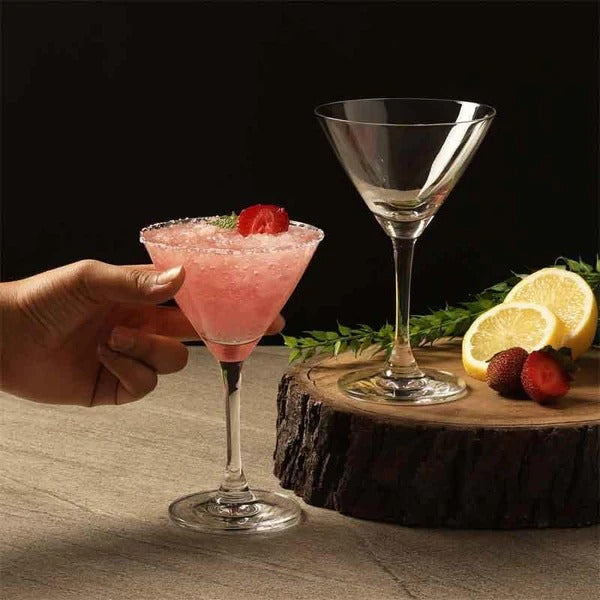 Martini Glass Set of 6  Elegant Cocktail Glasses-ArtyCraftz.com