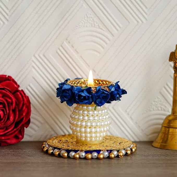 Mesmerizing Blue Candle holder