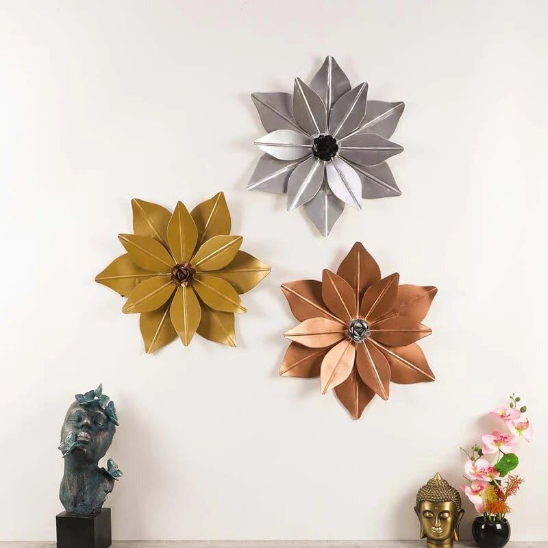 Metal Star flowers Wall Art