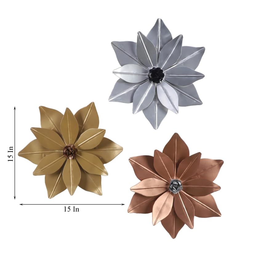 Metal Star flowers Wall Art