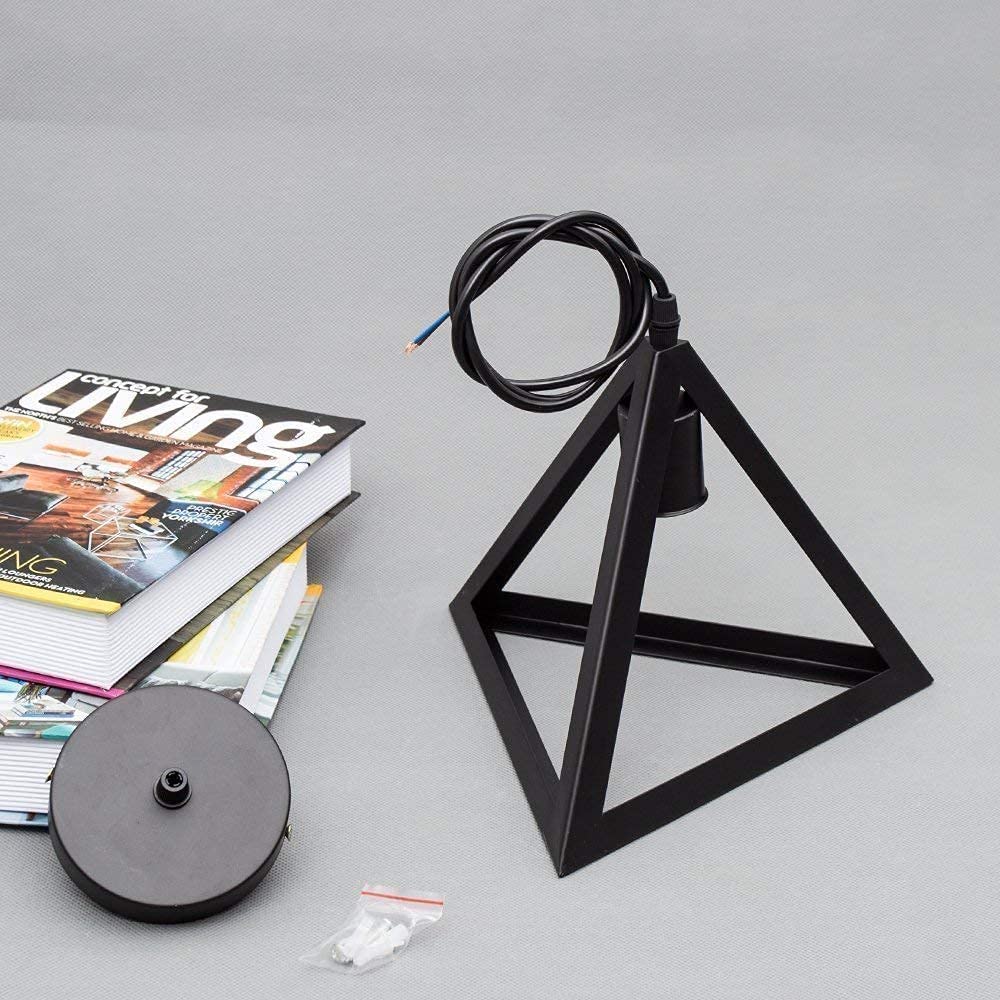 Metal Triangle Shape Pendant Light