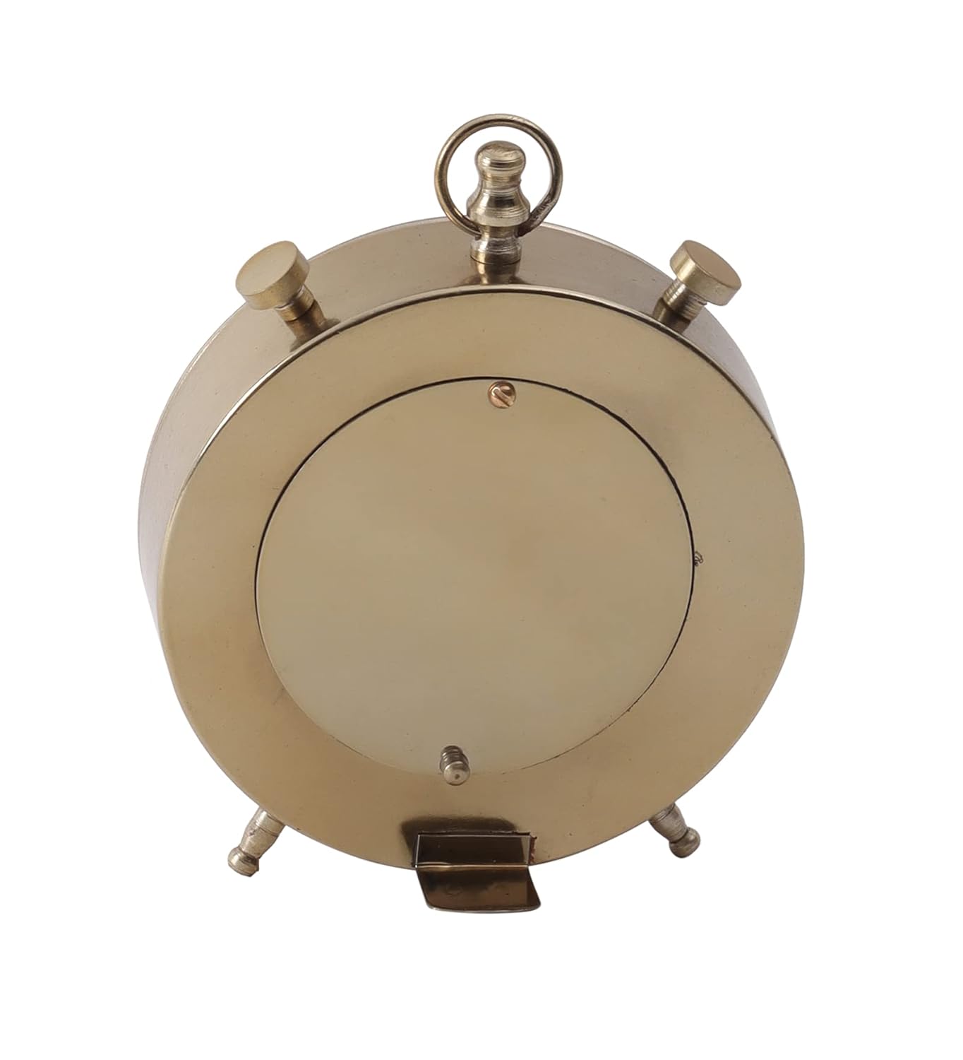 Metal 5" Analog Table Clock in Gold Finish (Golden) - ArtyCraftz.com