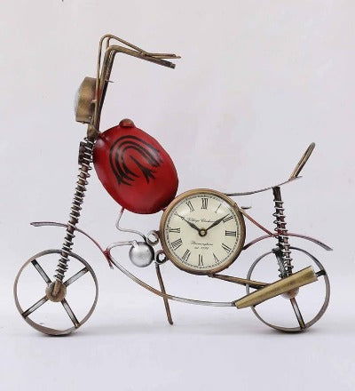 Metal Bike Table Clock - ArtyCraftz.com