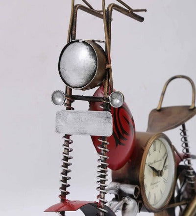 Metal Bike Table Clock - ArtyCraftz.com