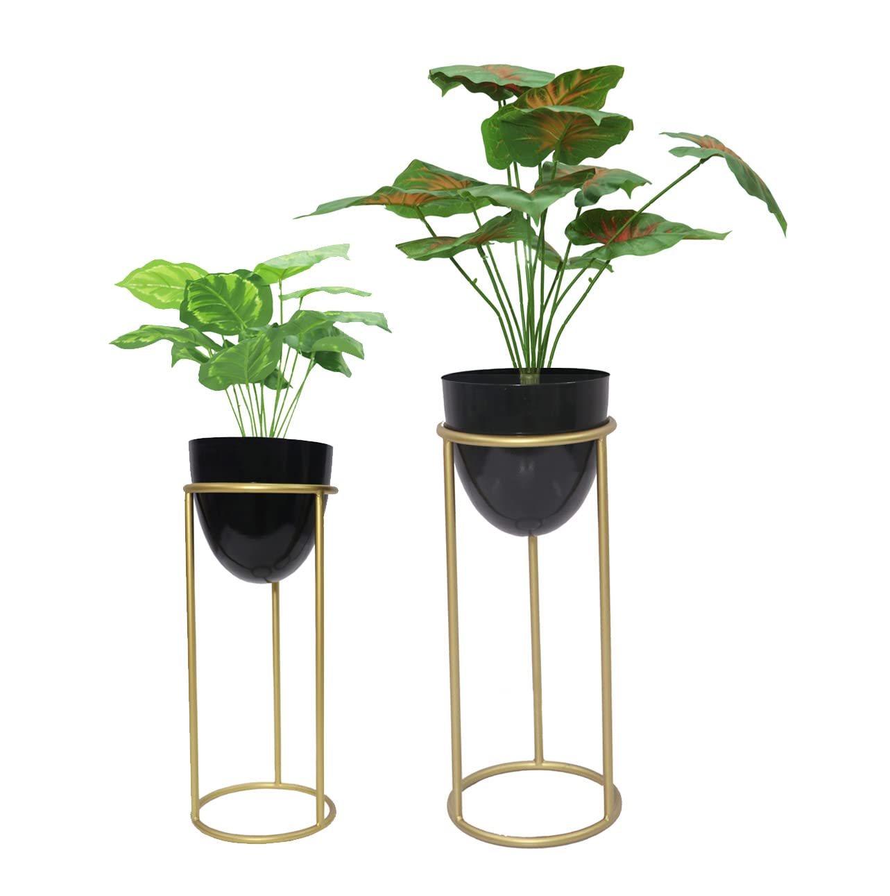 Metal Egg Shape Plant Holder with Stand-ArtyCraftz.com