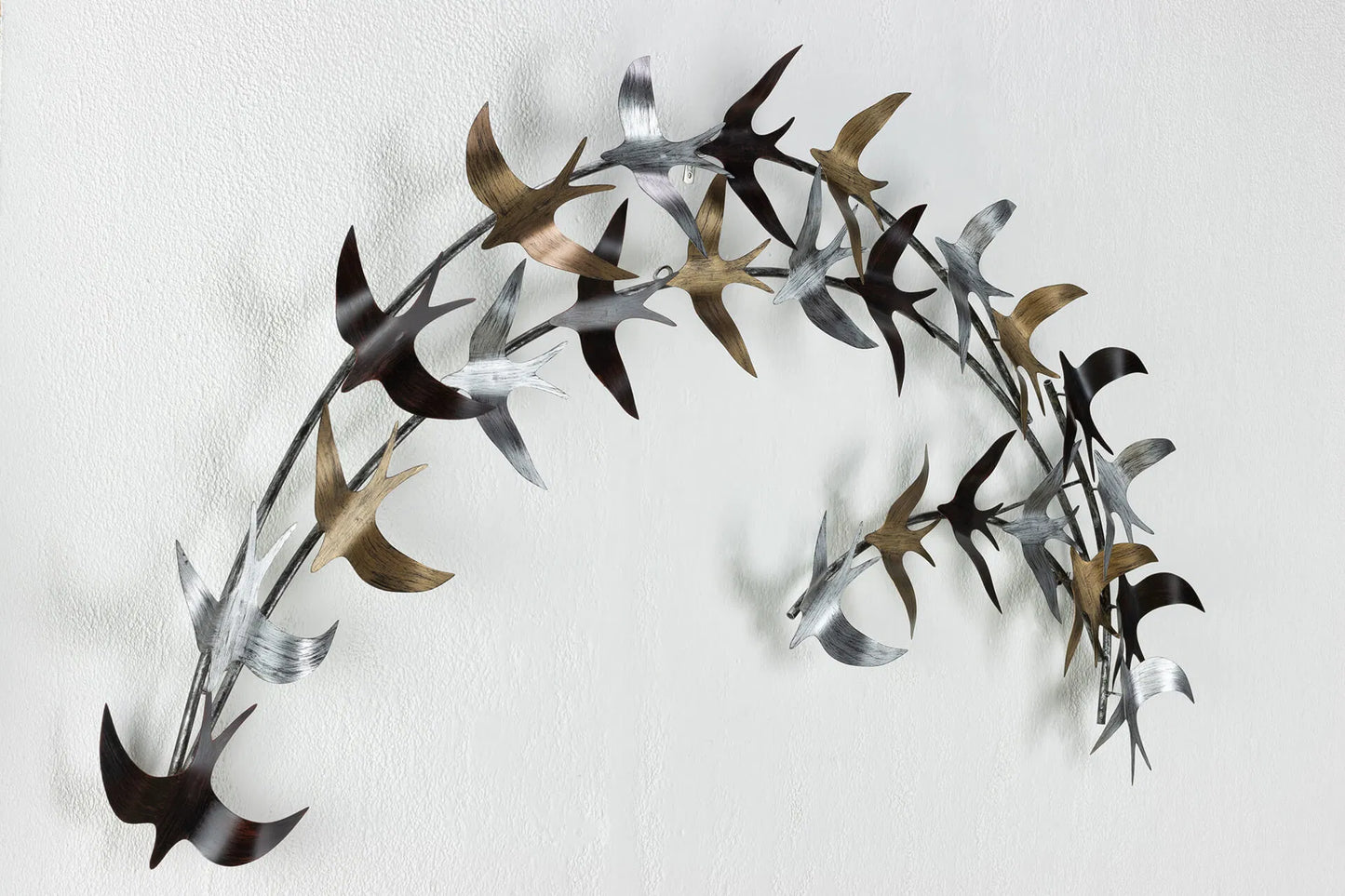 Metal Flying Swallows Wall Art - ArtyCraftz.com