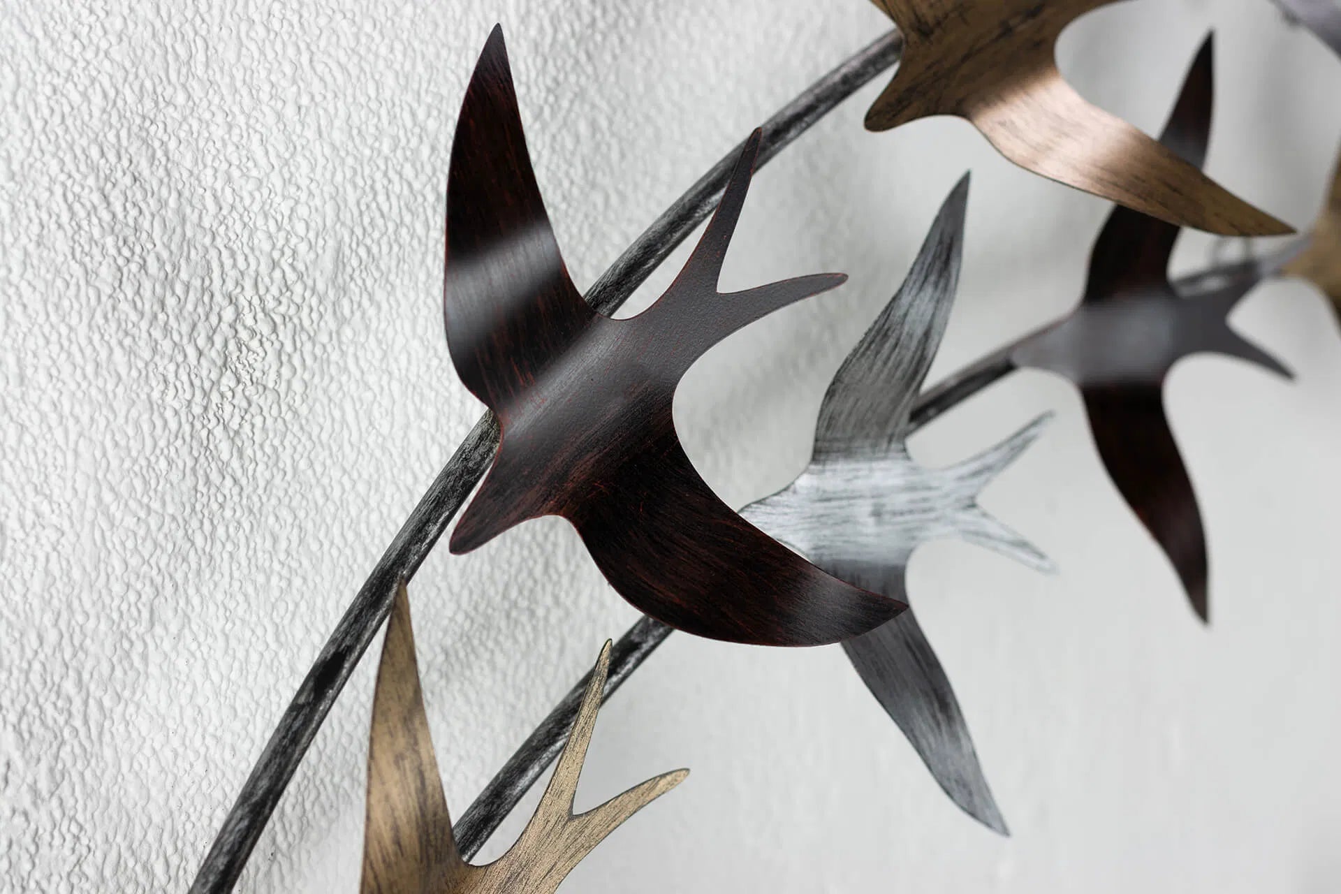 Metal Flying Swallows Wall Art - ArtyCraftz.com