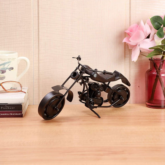 Metal Handmade Vintage Motor Bike Showpiece - ArtyCraftz.com