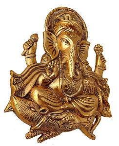 Metal Lord Ganesha Wall Hanging - ArtyCraftz.com