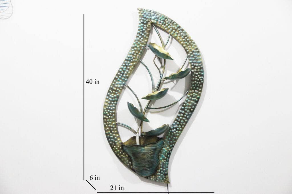 Metal Metal Leaf Wall Fountain - ArtyCraftz.com