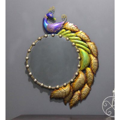 Amazing  Metal Peacock Decorative Wall Mirror