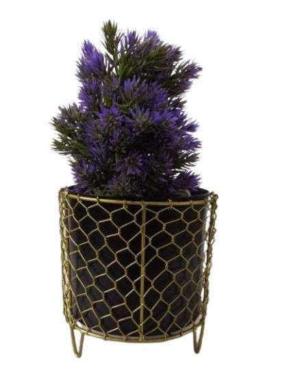 Metal Pot with Stand for Home Decor and Gifting - ArtyCraftz.com