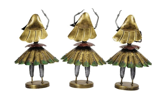 Metal Rajasthani Village Ladies Figurines - ArtyCraftz.com
