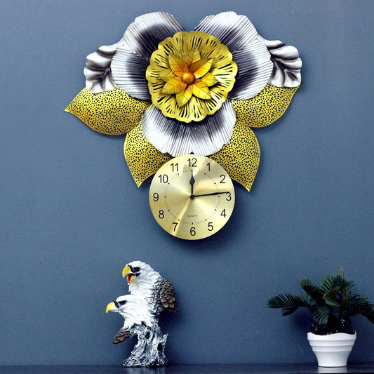 Metal Rose Gold Wall Clock - ArtyCraftz.com