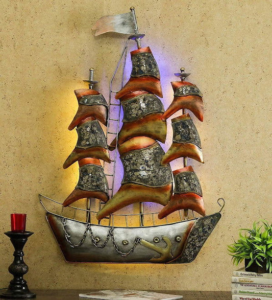 Metal Ship Wall Art-ArtyCraftz.com
