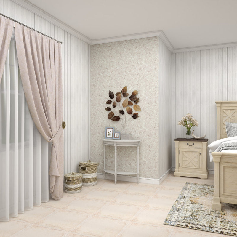 Metal Textured Multicolor Leaves Wall Art-ArtyCraftz.com