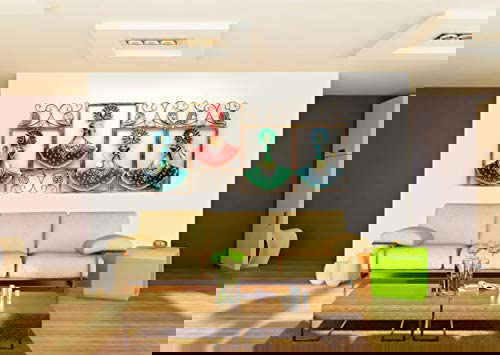 Metal Wall Decor Wall Mounted Elegant Frame Four Musical Doll with LED Light Width 53 Inch Height 23 Inch Length 1.5 Inch - ArtyCraftz.com