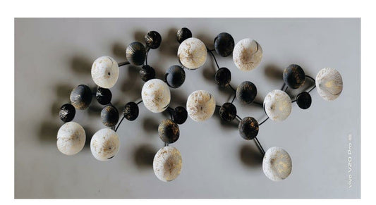 Metal Wall Hanging for Home Decor and Gifting 58 Inches white with Multi Color - ArtyCraftz.com