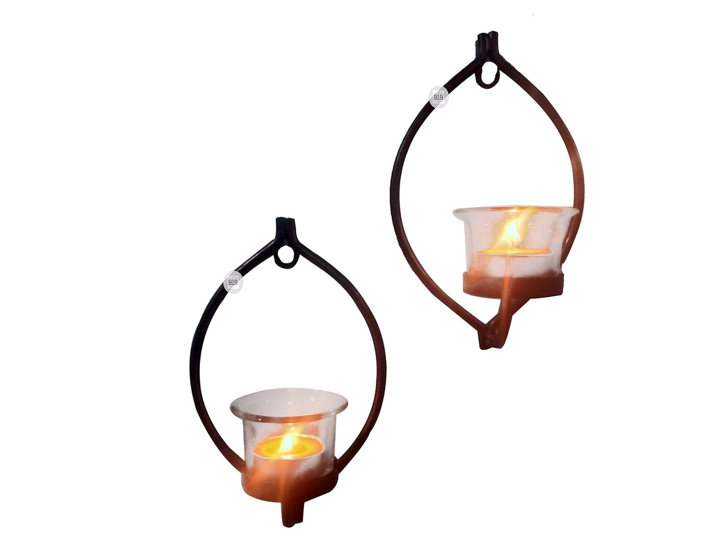 Modern Iron Wall Sconce Candle Holder