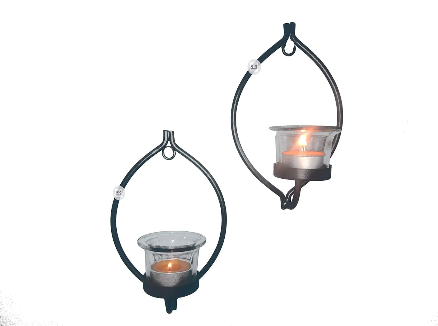 Modern Iron Wall Sconce Candle Holder