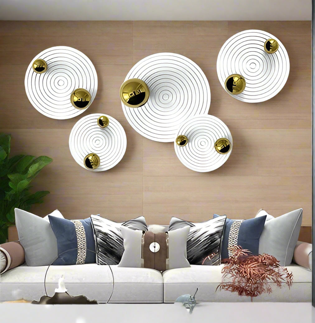 Modern Abstract Circular Wall Art-ArtyCraftz.com