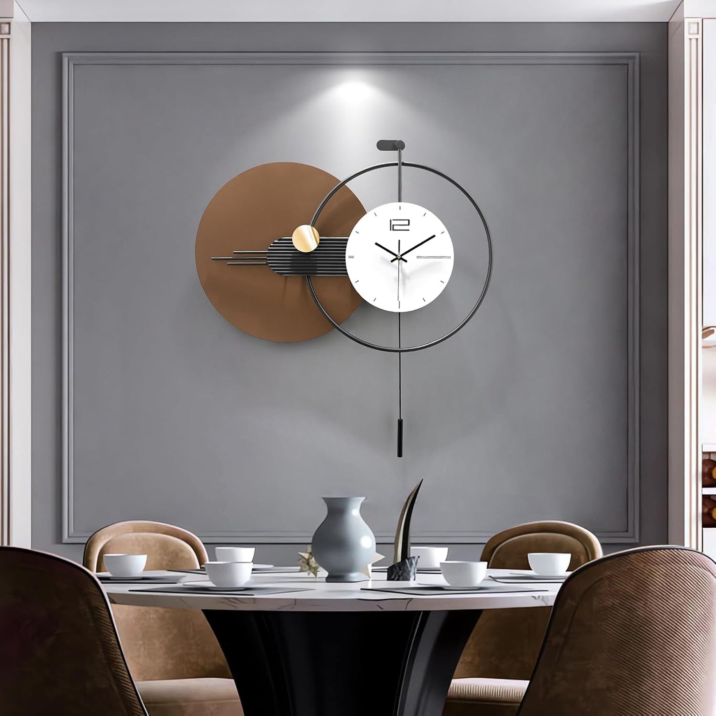 Modern Abstract Designer Wall Clock-ArtyCraftz.com