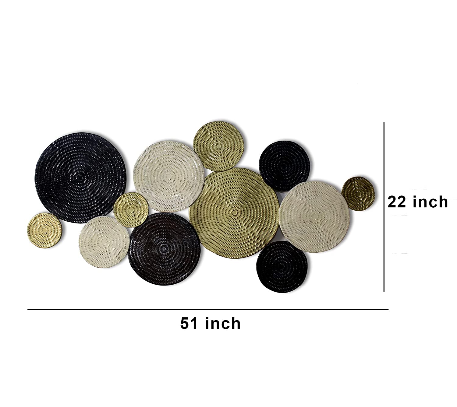 Modern Circular Iron Wall Art-ArtyCraftz.com
