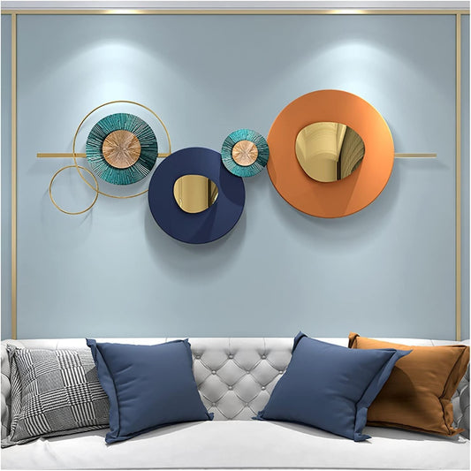 Modern Metal Round/Circles Wall Art-ArtyCraftz.com