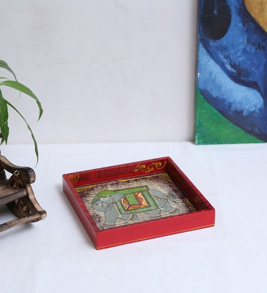 Motif (Set of 1) Engineered Wood Trays&Platters - ArtyCraftz.com