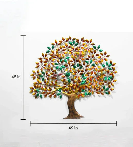 Multi Bird Tree of Life Wall Art interior Decoration of to Your House wall Decor - ArtyCraftz.com