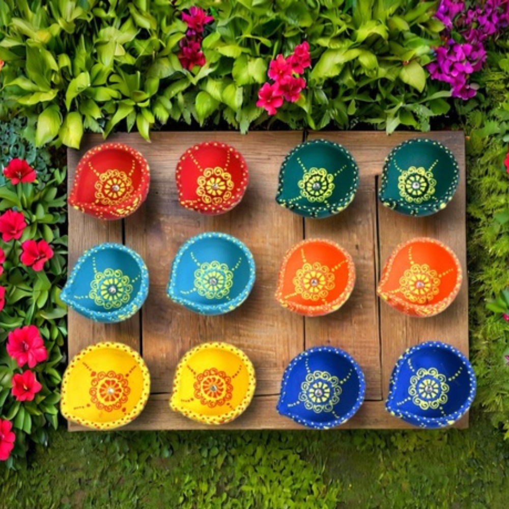 Multicolor_Floral_Motif_12_Terracotta-ArtyCraftz.com