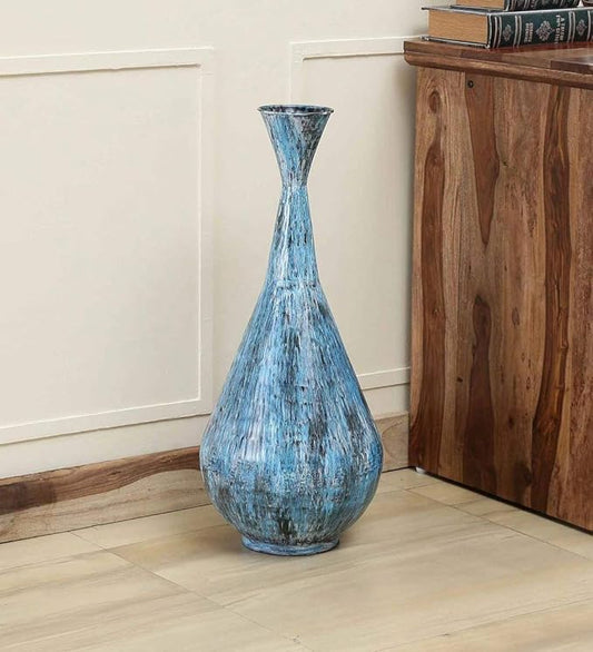 Multicolor Metal Zaid Flower Vase