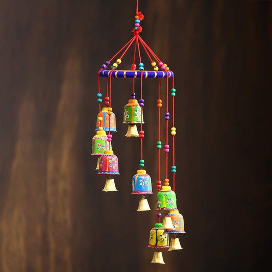 Multicolour Decorative Window Door Wall Hanging Bells Wind Chimes-ArtyCraftz.com