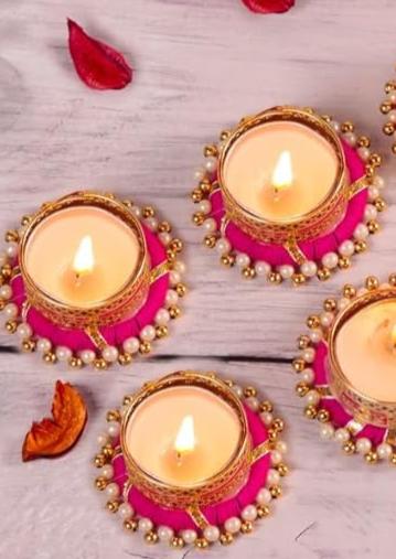 Multicolour_Lotus_Decoration_Reusable_Rangoli_Tealights_Holder1
