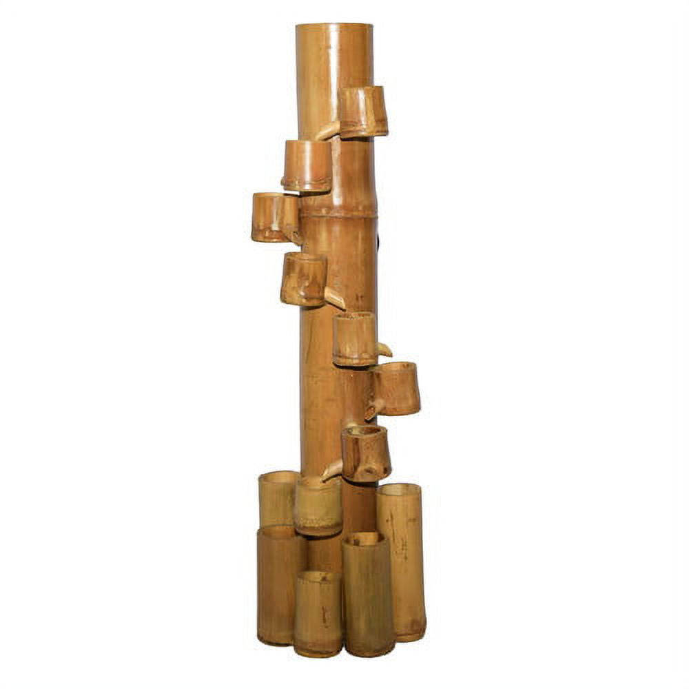 Multiple Cups Water Cascading Bamboo Fountain - ArtyCraftz.com